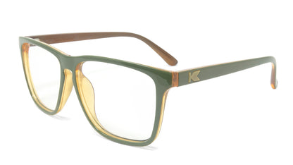 Coyote Calls Fast Lanes Prescription Sunglasses with Clear Lens, Flyover 