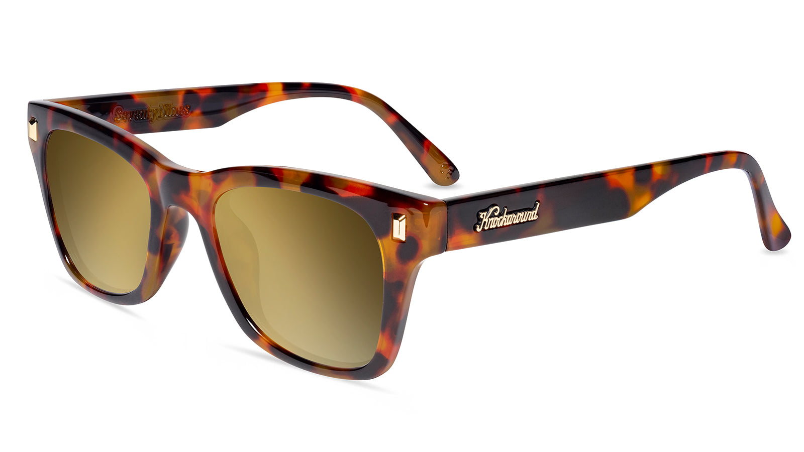 Great Oak Seventy Nines Prescription Sunglasses with Gold Lens, Flyover