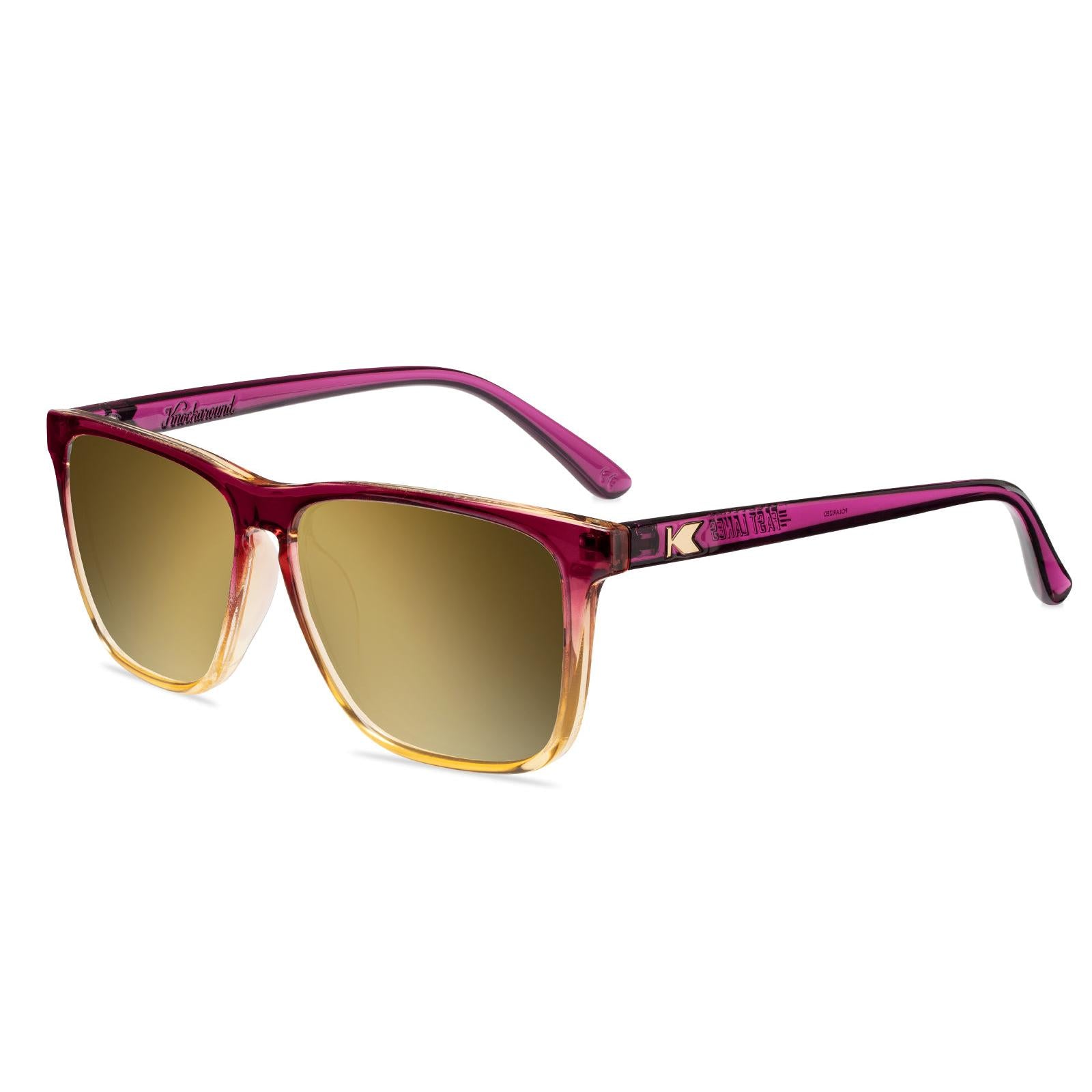 Hot Take Fast Lanes Rx Sunglasses with Gold Lens, Flyover