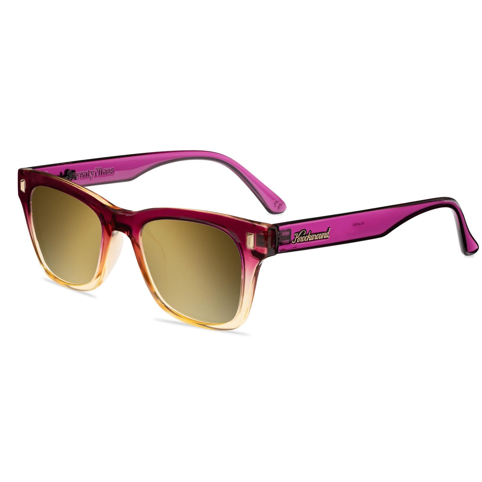 Hot Take Seventy Nines Rx Sunglasses with Gold Lens, Flyover