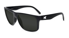 Jelly Black Torrey Pines Sport Prescription Sunglasses with Grey Lens, Flyover 