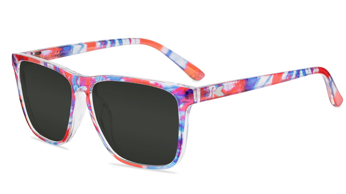 Live Free or Tie-Dye Fast Lanes Prescription Sunglasses with Grey Lens, Flyover