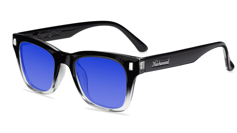 Obsidian Seventy Nines Prescription Sunglasses with Blue Lens, Flyover
