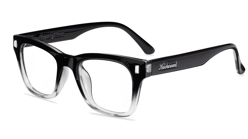 Obsidian Seventy Nines Prescription Sunglasses with Clear Lens, Flyover