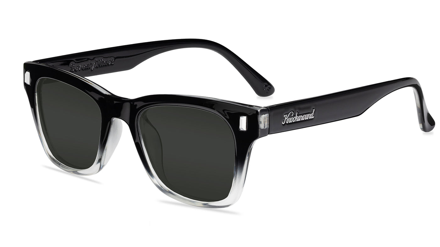 Obsidian Seventy Nines Prescription Sunglasses with Grey Lens, Flyover