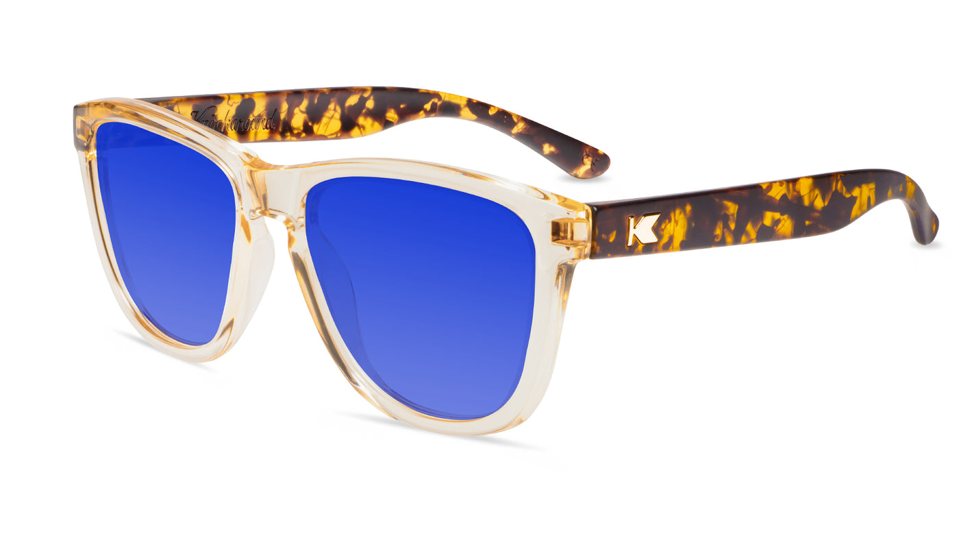 On The Rocks Premiums Prescription Sunglasses with Blue Lens, Flyover 