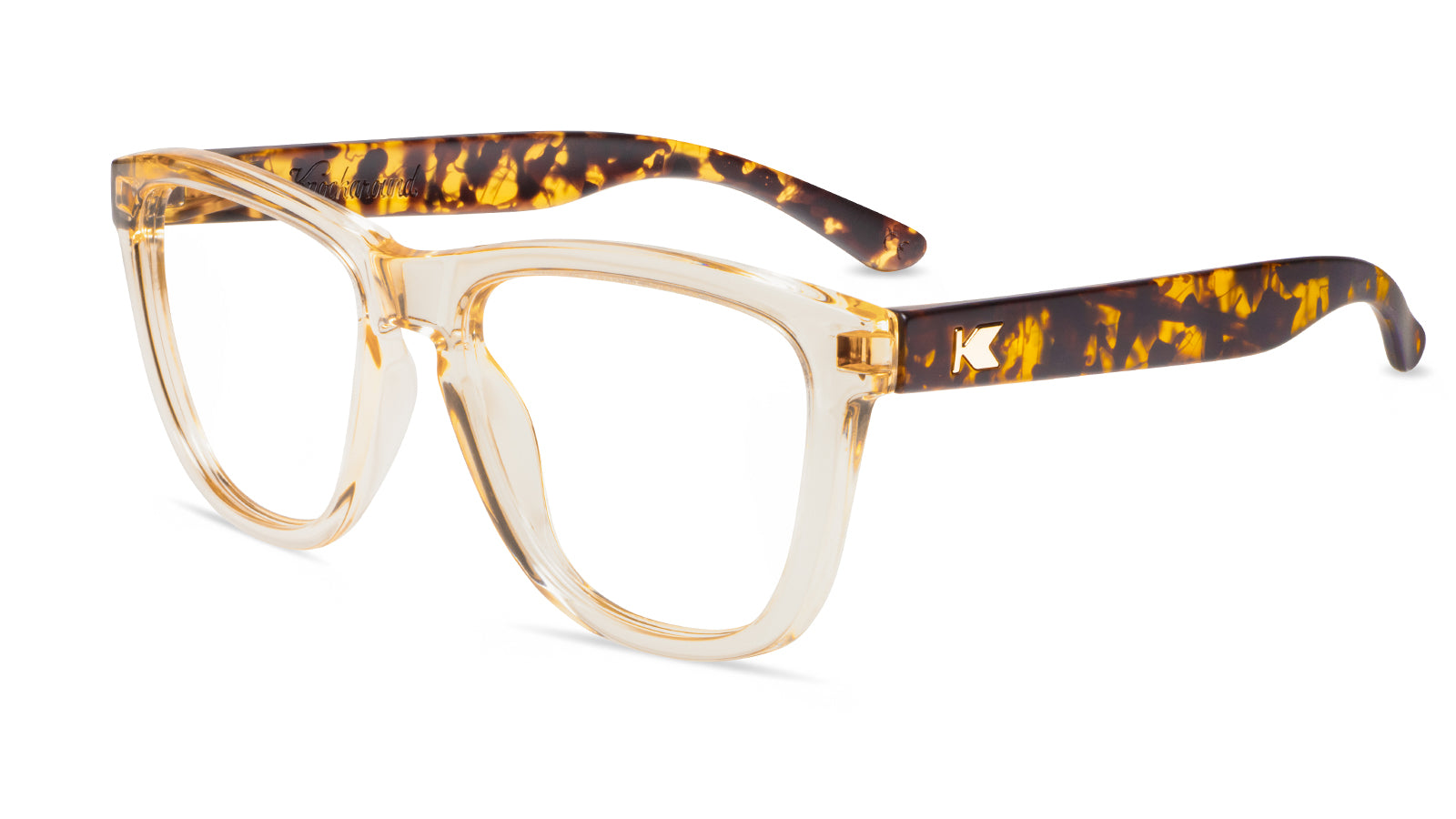 On The Rocks Premiums Prescription Sunglasses with Clear Lens, Flyover 