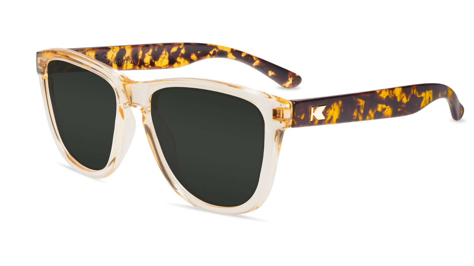 On The Rocks Premiums Prescription Sunglasses with Grey Lens, Flyover 