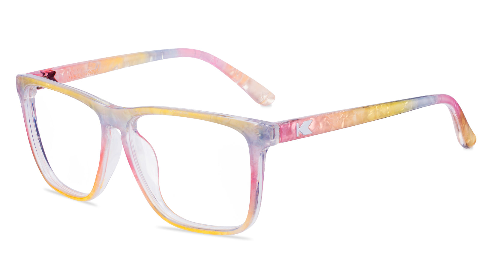 Rainbow Sno-Cone Fast Lanes Prescription Sunglasses with Clear Lens, Flyover