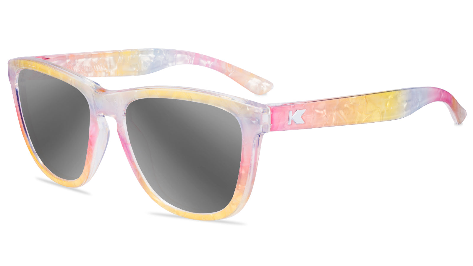 Rainbow Sno-Cone Premiums Prescription Sunglasses with Silver Lens, Flyover