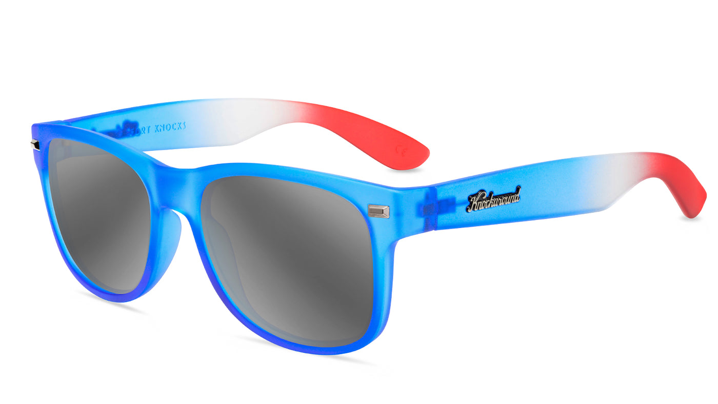 Rocket Pop Fort Knocks Prescription Sunglasses with Silver Lens, Flyover
