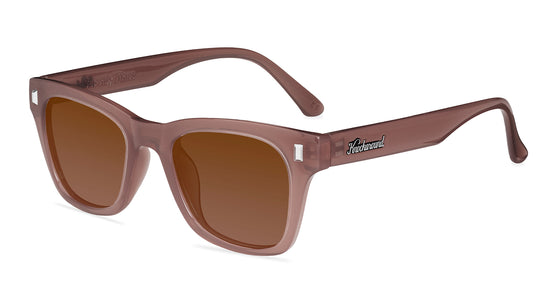 Rose Latte Seventy Nines  Prescription Sunglasses with Brown Lens, Flyover