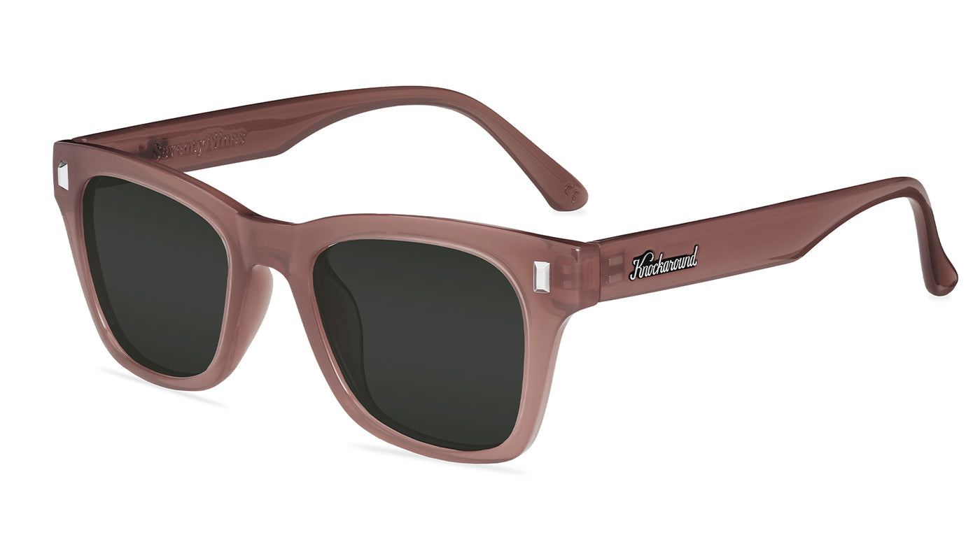 Rose Latte Seventy Nines  Prescription Sunglasses with Grey Lens, Flyover