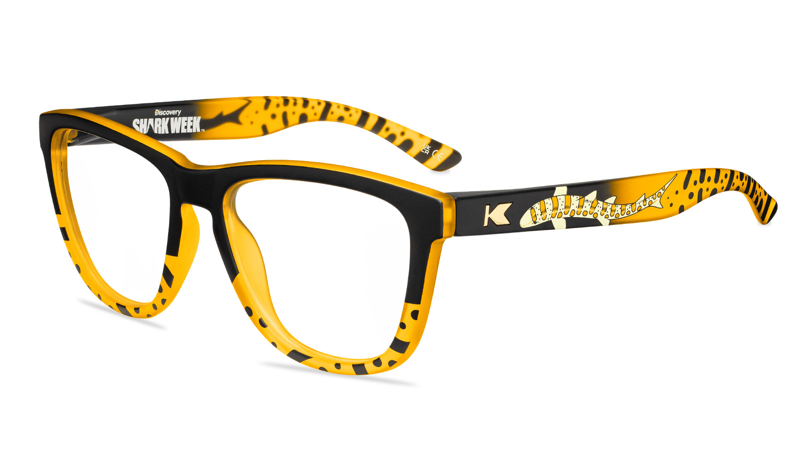 Shark Week Premiums 2025 Prescription Sunglasses with Clear Lens, Flyover