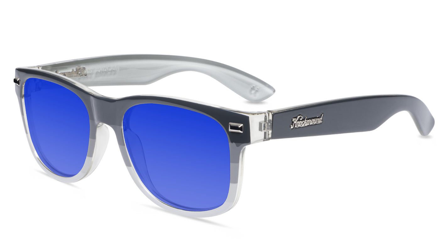 Smokeset Horizon Fort Knocks Prescription Sunglasses with Blue Lens, Flyover