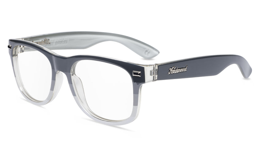 Smokeset Horizon Fort Knocks Prescription Sunglasses with Clear Lens, Flyover 