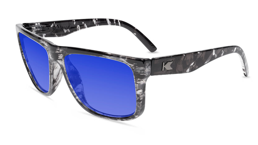 Smoke Signal Torrey Pines Prescription Sunglasses with Blue  Lens, Flyover 