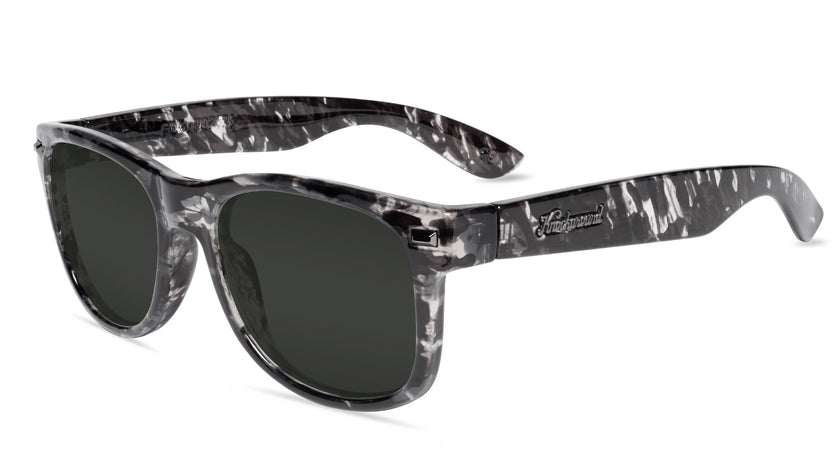 Smoke Signal Fort Knocks Prescription Sunglasses with Grey Lens, Flyover 
