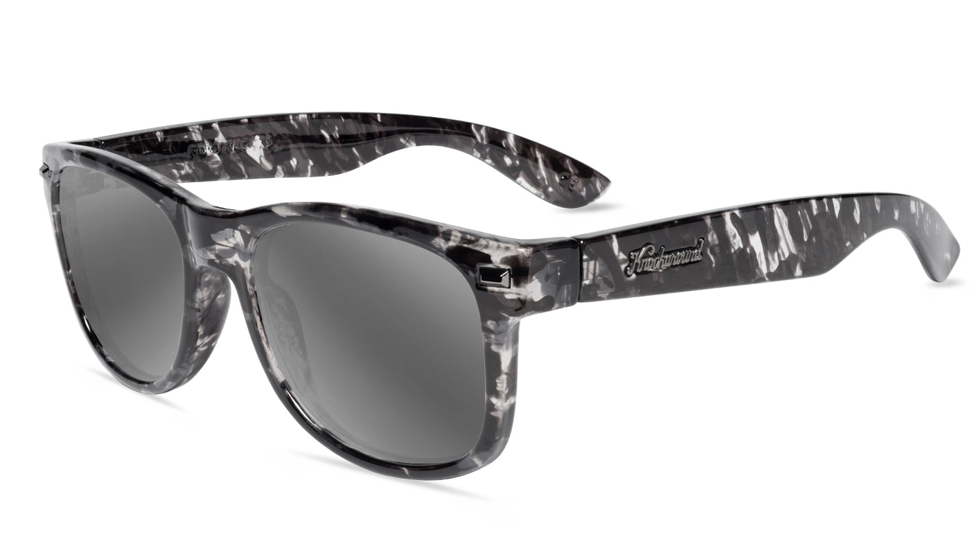 Smoke Signal Fort Knocks Prescription Sunglasses with Silver  Lens, Flyover 