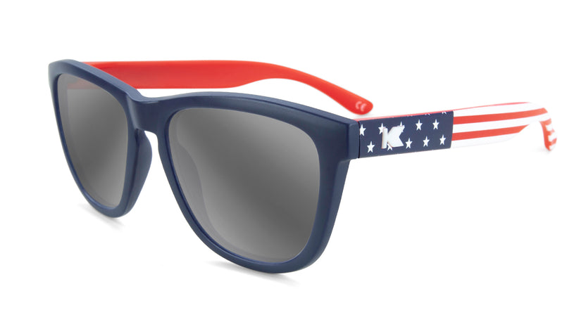 Star Spangled Premiums Prescription Sunglasses with Silver Lens, Flyover