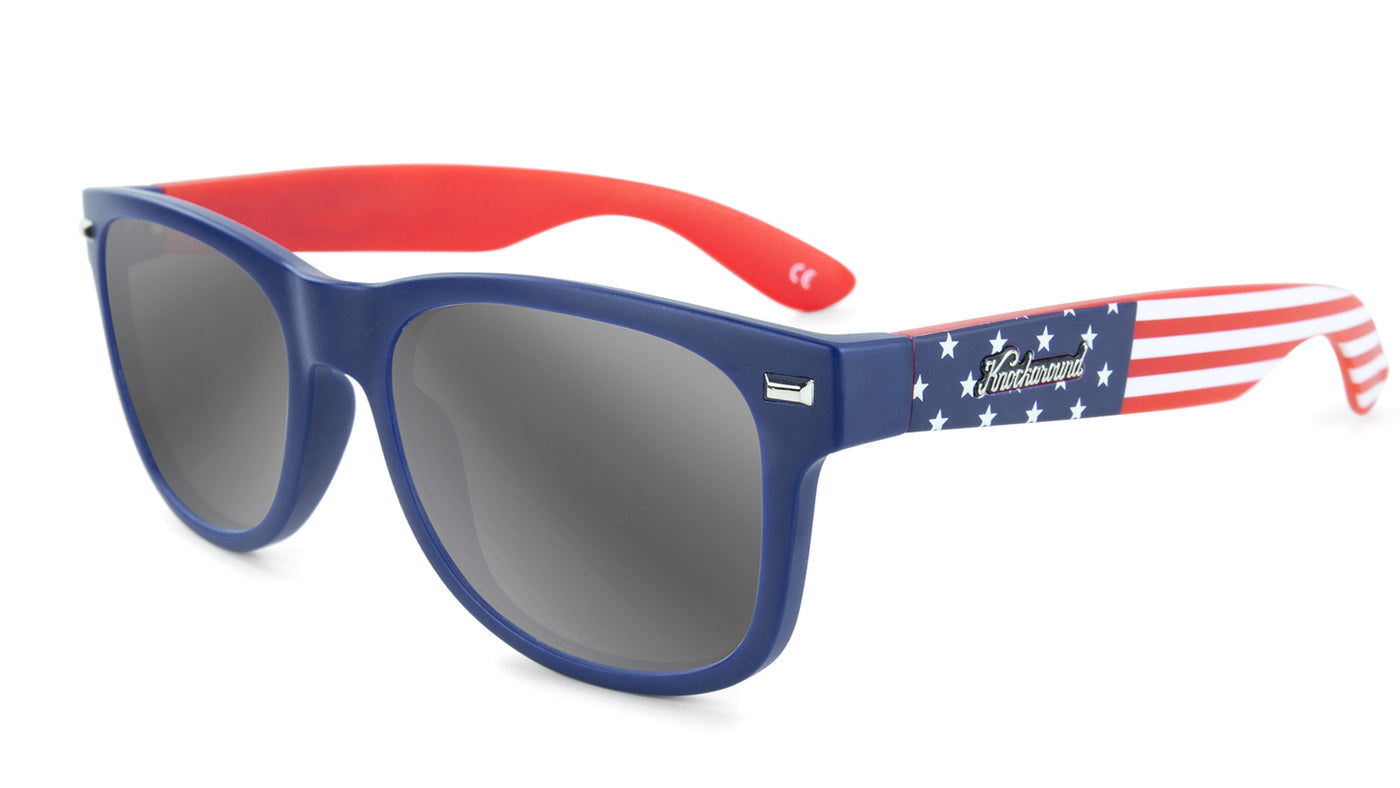 Star Spangled Fort Knocks Prescription Sunglasses with  Silver Lens, Flyover