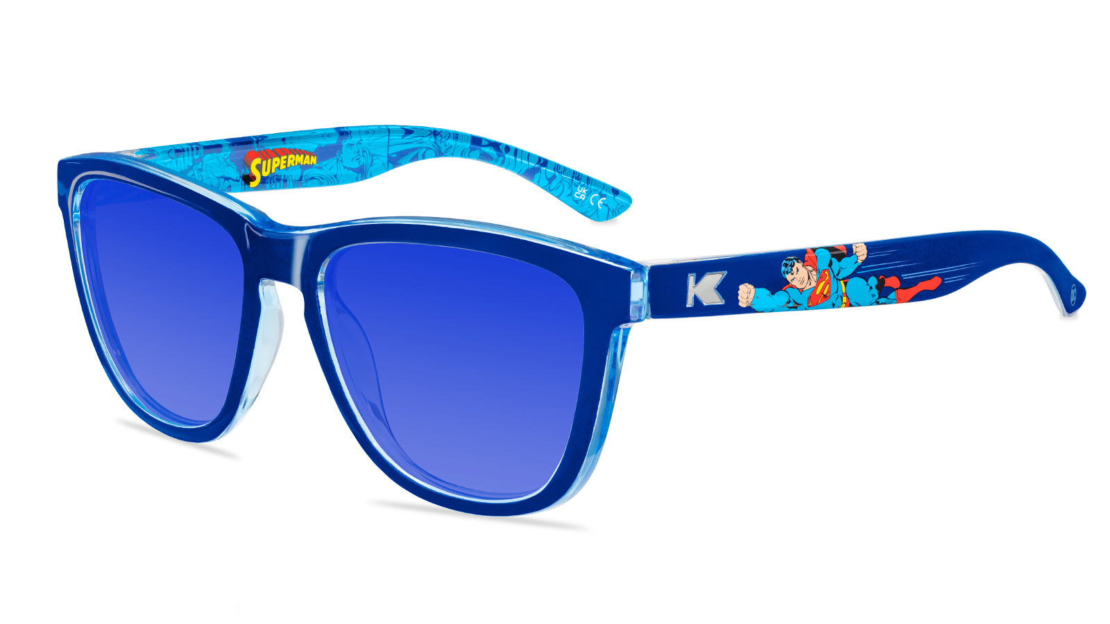 Superman Premiums Prescription Sunglasses with Blue Lens, Flyover