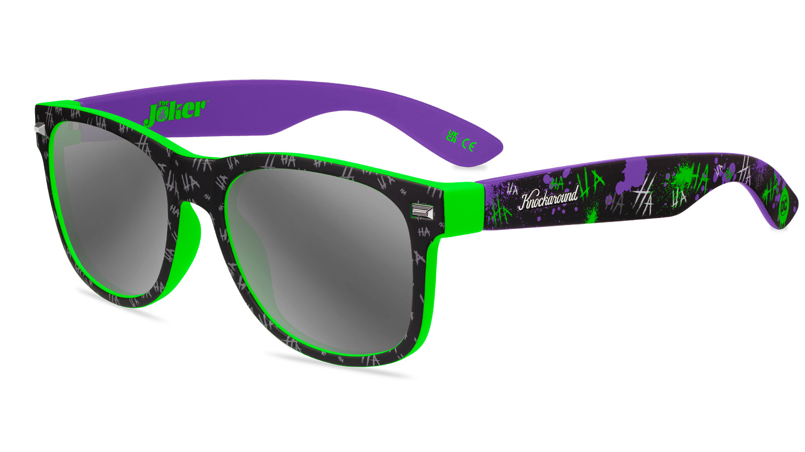 The Joker Fort Knocks Prescription Sunglasses with Silver Lens, Flyover