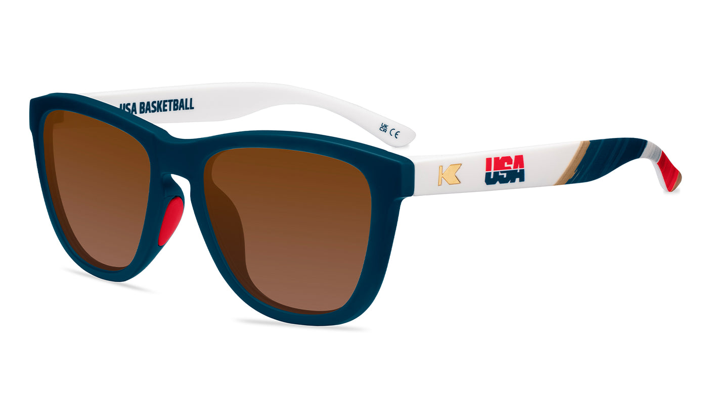 USA Basketball Premiums Sport Prescription Sunglasses with Brown Lens, Flyover