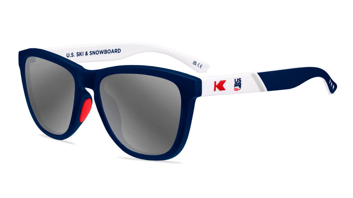 Knockaround and U.S. Ski & Snowboard Premiums Sport Prescription Sunglasses with Silver Lens, Flyover