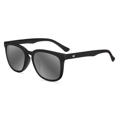 Rubberized Midnight Paso Robles Sport Rx with Silver Lenses, Flyover