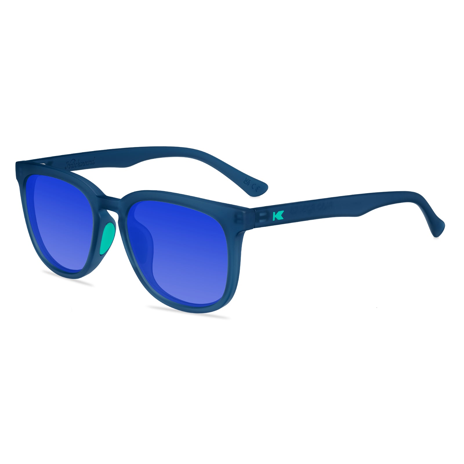 Rubberized Navy / Mint Paso Robles Sport Rx with Blue Lenses, Flyover