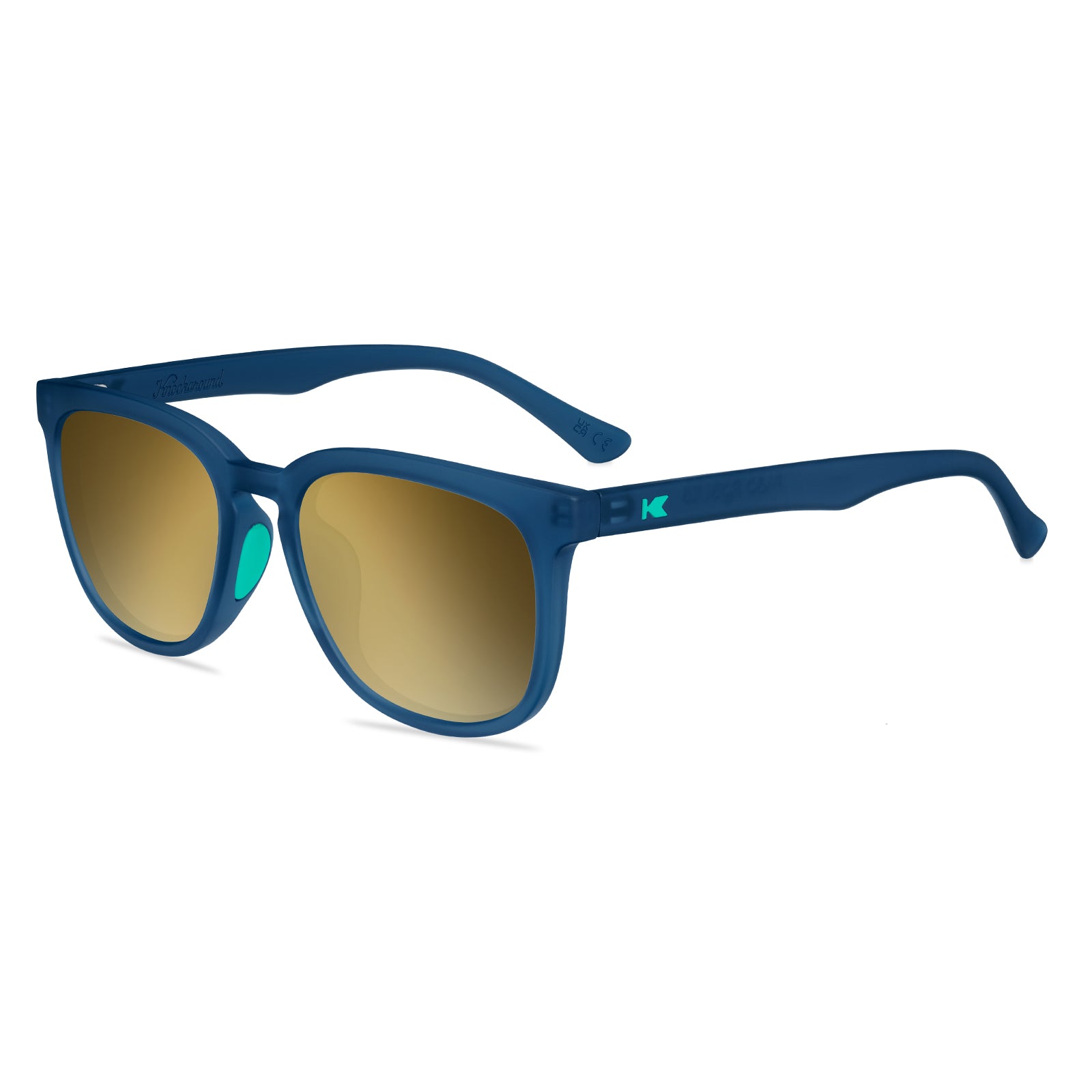 Rubberized Navy / Mint Paso Robles Sport Rx with Gold Lenses, Flyover