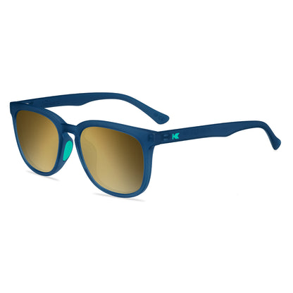 Rubberized Navy / Mint Paso Robles Sport Rx with Gold Lenses, Flyover