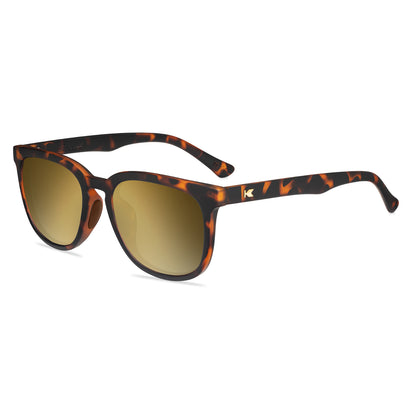 Rubberized Twilight Dawn Paso Robles Sport Rx with Gold Lenses, Flyover