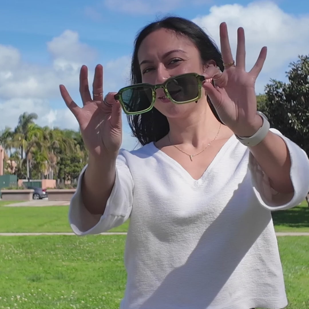 Women wearing Nori Panoramas Sunglasses