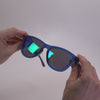 Lifestyle video of Rubberized Navy / Mint Premiums Sport Sunglasses