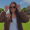 Women wearing No Alibi Love & Haights Sunglasses