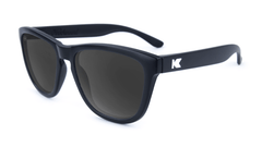 Premiums Sunglasses with Matte Black Frames and Black Smoke Lenses, Flyover
