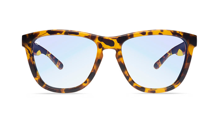amber Ink 2Sunglasses with Amber Ink Frames and Clear Blue Light Blockers, Front