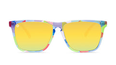 Sunglasses with Apex Frames and Polarized Yellow Lenses. Front