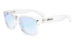Blue Light Blockers with Clear Frames and Clear Lenses, Flyover