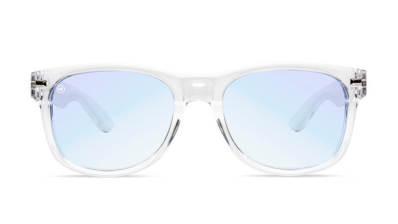 Blue Light Blockers with Clear Frames and Clear Lenses, Front