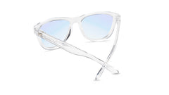 clear 4clear 1Sunglasses with Clear Frames and Clear Blue Light Blockers, Back