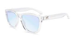 clear 1Sunglasses with Clear Frames and Clear Blue Light Blockers, Flyover