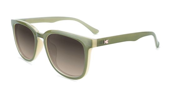 Sunglasses with Coastal Dunes Frames and Polarized Amber Gradient Lenses, Flyover