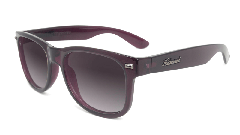 Sunglasses with Imperial Frames and Polarized Smoke Gradient Lenses, Flyover