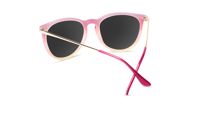 Sunglasses with Mesa Horizon-inspired frames and polarized rose gold, back