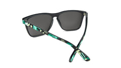 Sunglasses with Neo Geo Frames and Polarized Black Smoke Lenses, Back