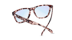 Sunglasses with Rebel Rose Frames and Clear Blue Light Blockers, Back