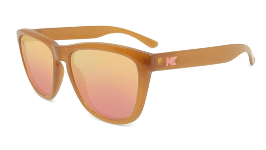 Sunglasses with Sacred Sands Frames and Polarized Rose Gold Lenses, Flyover